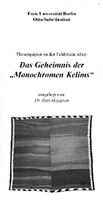 Das Geheimnis der "Monochromen Kelims"